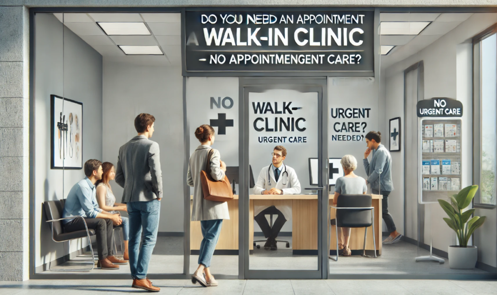 Do You Need an Appointment for a Walk in Clinic - Urgent Care?